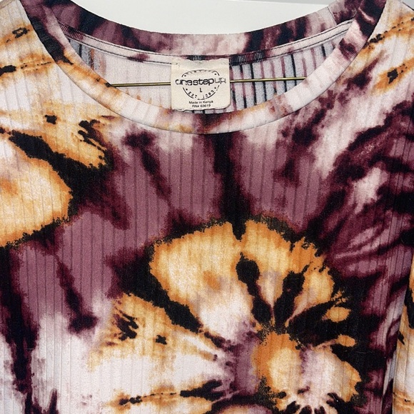 One Step Up Vintage, size Large, purple tie dye - Picture 2 of 5